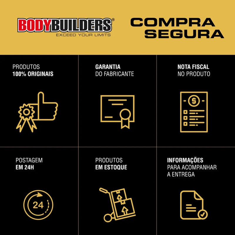 Kit 2x Whey Protein Waxy Whey 900g + 2x Power Creatine 100G + BCAA 4.5 100G + Coqueteleira-Bodybuilders