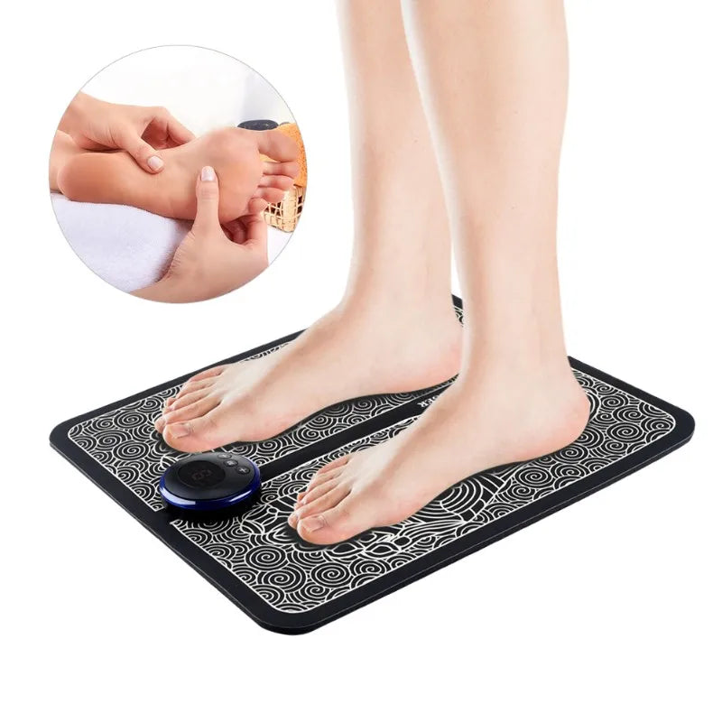 Massageador elétrico para pés, terapia muscular, relaxamento, cuidados de saúde