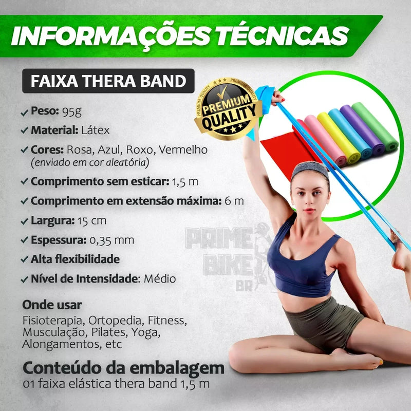 Faixa elástica de fitness, ioga, pilates, expansor, academia, treinamento, equipamento de ginástica em casa