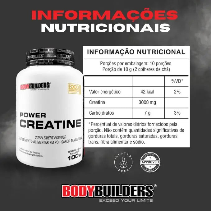 Kit 2x Whey Protein Waxy Whey 900g + 2x Power Creatine 100G + BCAA 4.5 100G + Coqueteleira-Bodybuilders